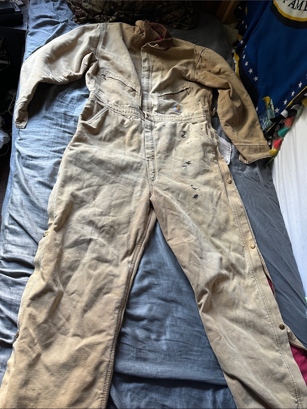Mens carrhart overalls